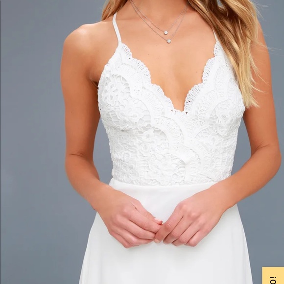 Lulus Madalyn White Lace Maxi Dress - Picture 1 of 10